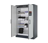 Armario resistente al fuego para sustancias peligrosas FM/UL/ULC/tipo 90 asecos, 2 puertas, H x A x P 1953 x 1193 x 615 mm