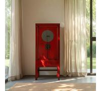 Armario Rojo Madera-Mdf 83,50 X 45 X 195 cm