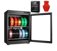 Armario Secador De Filamento Para Impresora 3d Caja De Almacenamiento De Filamento Antihumedad Capacidad De 10 A 12 Bobinas Estante De Secado Sellado De Metal Con Control De Humedad Estantes