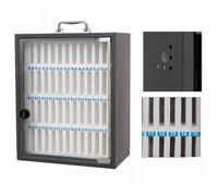 Armario seguro para teléfono celular con cerradura de contraseña de 48 bits, caja de seguridad de acero para escuela y oficina, solución ideal de almacenamiento de teléfono para facultades y personal