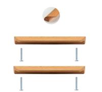 Armario Tirador Tiradores De Madera Maciza Tiradores De Puertas De Armarios De Color Madera Maciza Tiradores De Armarios De Madera Tiradores De Cajones De Armarios De Madera Haya 320mm 2 Piezas