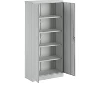 eurokraft basic Armario universal, H x A x P 1950 x 915 x 421 mm, gris luminoso