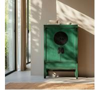 Armario Verde Madera-Mdf 108 X 48 X 175 cm