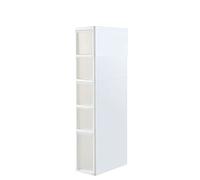 Armario vertical de baño de gran capacidad con 6 cajones y ruedas, carrito delgado para inodoro, versátil organizador de almacenamiento de plástico