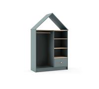 Armario vestidor juvenil misty cloud verde salvia - oak soft 110 x 180 x 45 cm