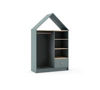 Armario vestidor juvenil misty cloud verde salvia - oak soft 110 x 180 x 45 cm
