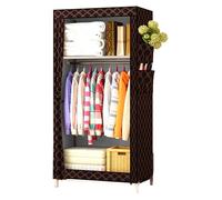 Armario vestidor tela con bolsillos laterales 160x70x45 cm