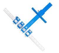 Armarios, accesorios de hardware, herramienta, plantillas de perforación ajustables localizador de perforación instrucciones para carpintería, ABS y metal carpintería, perforación localizador manual