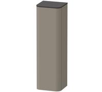 Armarios de media altura Duravit Happy D.2 Plus, 400x1336x360 mm, 1 puerta, abatible a la derecha, HP1261R9292, Color: Gris piedra Seda Barniz mate