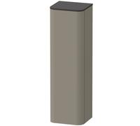 Armarios de media altura Duravit Happy D.2 Plus, 400x1336x360 mm, 1 puerta, bisagra izquierda, HP1261L9292, Color: Gris piedra Seda Barniz mate
