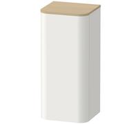 Armarios de media altura Duravit Happy D.2 Plus, 400x880x360 mm, 1 puerta, bisagra izquierda, HP1260L3939, Color: Nórdico Seda blanca laca mate
