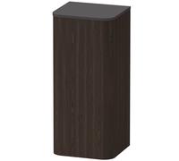 Armarios de media altura Duravit Happy D.2 Plus, 400x880x360 mm, 1 puerta, bisagra izquierda, HP1260L6969, Color: Nogal cepillado Chapa de madera auténtica