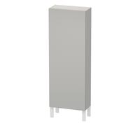 Armarios de media altura Duravit L-Cube, 1 puerta, apertura a la izquierda, 500x243x1320mm, LC1169L0707, Color: DecoraciÃ³n gris hormigÃ³n mate