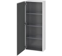 Armarios de media altura Duravit L-Cube, 1 puerta, apertura a la izquierda, 500x243x1320mm, LC1169L8585, Color: Laca blanca de alto brillo