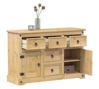Armarios y almacenamiento-buffets y aparadores-aparador Corona 112x40x75 cm madera maciza de pino