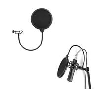 Armastuse Micrófono antipop, micrófono antipop, protección contra el viento, espuma para parabrisas, filtro pop para la mayoría de los micrófonos