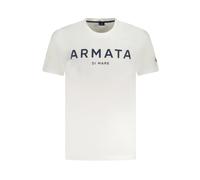 Armata Di Mare- Camiseta de Hombre de Algodón Blanco- Tops- Hombre- Blanco- L- Camiseta de Hombre de Algodón Blanco