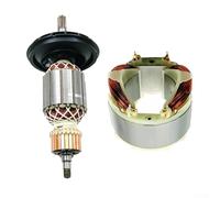 Armature 1619P10864 y bobina de campo 1619P08324 piezas de repuesto compatibles con Bosch RH540 RH540S motor de taladro de martillo giratorio, construcción de metal para reparación fiable de