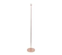 Armazón - armazón de accesorio para pie de salón en color oro rosa, incluye portalámpara E27, ideal para decorar con estilo moderno