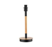 Armazon sobremesa tropico 1xe14 negro/haya 33x13x13cm