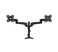 Startech Soporte Articulado Mastil De 2 Monitores One Size Black