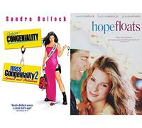 Armed and Fabulous Sandra Bullock 3 movie Bundle - Miss Congeniality/ Miss Congeniality 2 & Hope Floats 3-DVD Collection