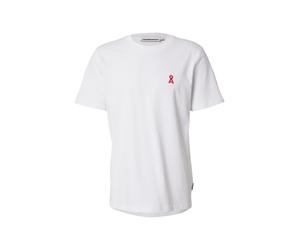ARMEDANGELS Camiseta 'MAARKOS CHANGEMAKERS' melón / blanco L melón / blanco