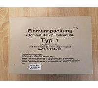 Armee BW Bundeswehr EPA MENÜ 1 MRE Essen Camping EinMANNPUNG Army Food Ration