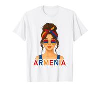 Armenian Girl Armenia Flag Armenian Girlfriend Wife Camiseta