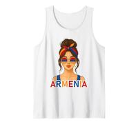 Armenian Girl Armenia Flag Armenian Girlfriend Wife Camiseta sin Mangas