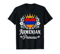 Armenian Princess Armenia Flag Proud Armenian Girl Camiseta