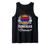 Armenian Princess Armenia Flag Proud Armenian Girl Camiseta sin Mangas