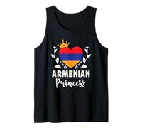 Armenian Princess Armenia Flag Proud Armenian Girl Camiseta sin Mangas