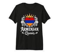 Armenian Queen Armenia Flag Proud Armenian Woman Camiseta Premium