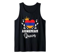 Armenian Queen Armenia Flag Proud Armenian Woman Camiseta sin Mangas