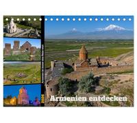 Armenien entdecken (Tischkalender 2026 DIN A5 quer), CALVENDO Monatskalender: Armenien, das erste christliche Land der Welt, hat viel zu bieten.