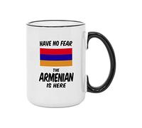 Armenio. No Tengas Miedo, Armenia. Un País Orgulloso. Tazas Porcelana Taza Cerámica Taza De Café Para Leche Oficina Bebidas 330Ml