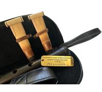 Armenio profesional DUDUK Key A albaricoque Oboe Balaban instrumento de viento de madera, funda de cuero, 2 cañas profesionales e instrucciones de juego (idioma español no garantizado)