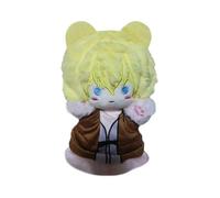 Armin Arlert Eren Jaeger - Figura de peluche de 25 cm, marioneta de mano de felpa para cosplay, anime, cojín de algodón PP, bolsa de peluche suave, decoración del hogar para adultos