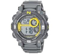 Armitron Sport 40/8284 Reloj Deportivo Digital con cronógrafo y Correa de Resina, para Hombre, Gris/Amarillo