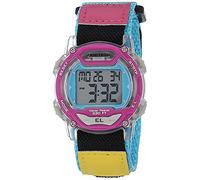 Armitron Sport 45/7004 Reloj Deportivo Digital con cronógrafo y Correa de Nailon, Unisex, Transparente/Multicolor