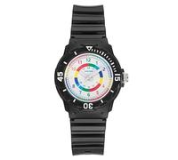 Armitron Sport Kids 27/1000 Reloj Deportivo para niños con Correa de Resina, fácil de Leer, Negro