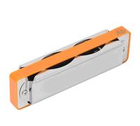 Armnica de 10 Agujeros, Arpa de Llave Blues Ab, Instrumento Musical de Viento, Prctica para Principiantes con Caa de Bronce Fosforado, para Principiantes (ORANGE