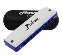 Armnica diatnica Harmo Polar Clave de A Paddy Richter Tuning - Especializada para bluegrass irlands Msica celta y folk rgano bucal con estuc