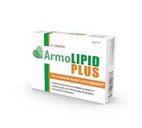ArmoLIPID PLUS - Complemento Alimenticio para el Control del Colesterol y de los Triglicéridos, Con Arroz Rojo, Berberina, Coenzima Q10, Astaxantina y Ácido Fólico, 20 Comprimidos