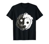 Armonía de Equilibrio Inspirada en la Naturaleza Axolotl Yin Yang Camiseta