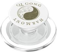 Armonía de Qi Gong, Dibujo Retro Vintage, Equilibrio del Yin PopSockets PopGrip para MagSafe