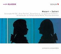 Mozart, Salieri : uvres pour orchestre d'harmonie. Armonia Ensemble.