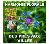 Armonía Floral Des Prés aux Villes (Calendrier mural carré 2026 30 x 60 cm (ouvert)) Calendrier double avec une page pour vos prises de notes