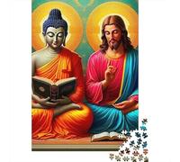 Armonía Religión 1000 Piezas Personaje Puzzle Papel para Adultos Educativo Rompecabezas religioso inclusivo Decoración de Pared Relajante 38x26cm/1000pcs